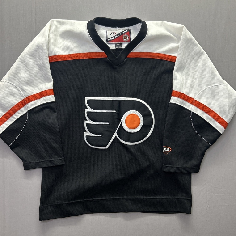 Vintage Philadelphia Flyers Pro Player Hockey Jersey Size Medium Embroidered